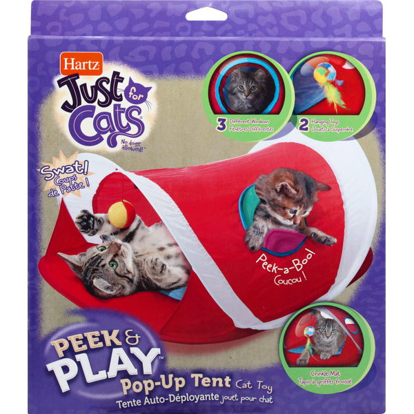 Publix Hartz Cat Toy, Peek Play Pop-up Tent Same-Day Delivery or