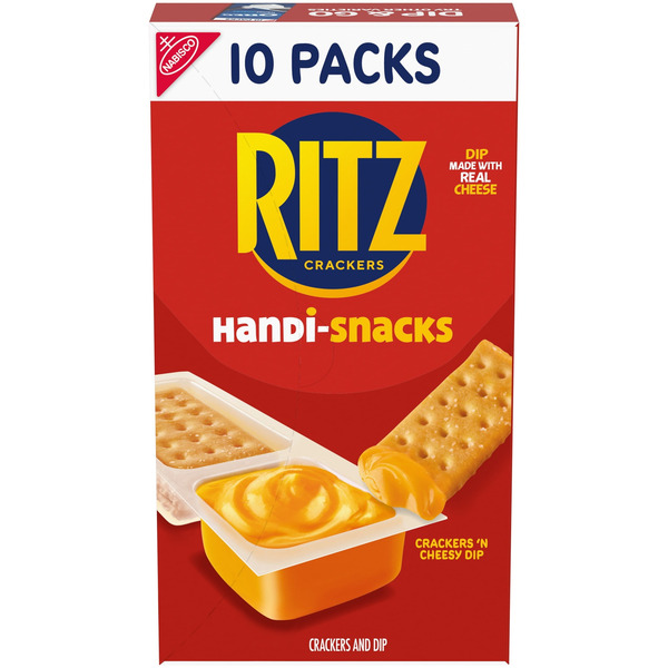 Walmart Ritz Handi-Snacks Crackers 'N Cheesy Dip Snack Packs Same-Day ...