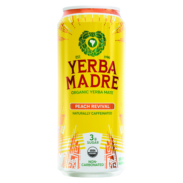 Yerba Madre Organic Yerba Mate Peach Revival