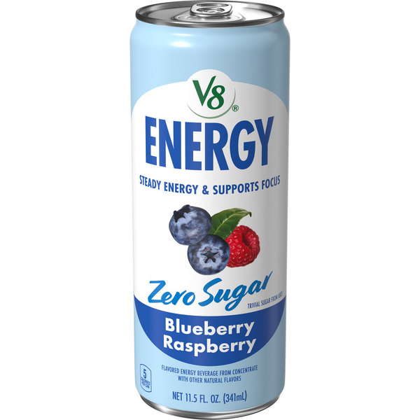 V8 Energy Zero Sugar Blueberry Raspberry