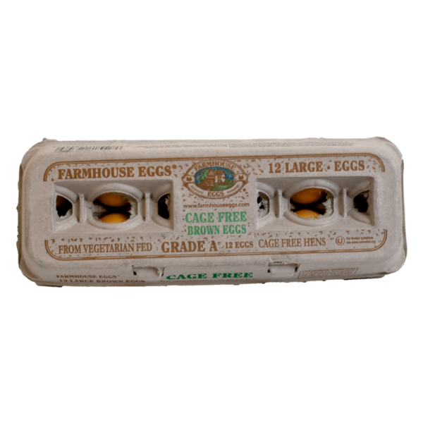 FARMHOUSE EGGS Cage Free Large Brown Eggs