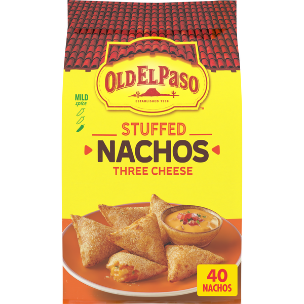 Old El Paso Three Cheese Stuffed Nachos Frozen Snacks Same-Day