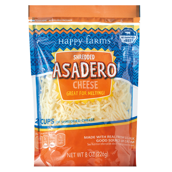Happy Farms Shredded Asadero Cheese