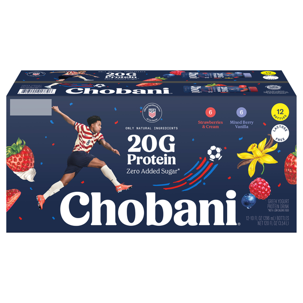 Chobani Protein Drink, Variety Pack, 10 fl oz, 12 ct Same-Day