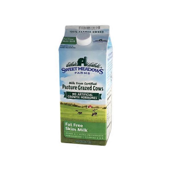 Sweet Meadows Farms Kemps Sweet Meadows Skim Milk Half (64 fl oz