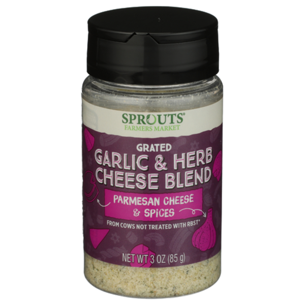 Sprouts Garlic & Herb Grated Parmesan Cheese Blend