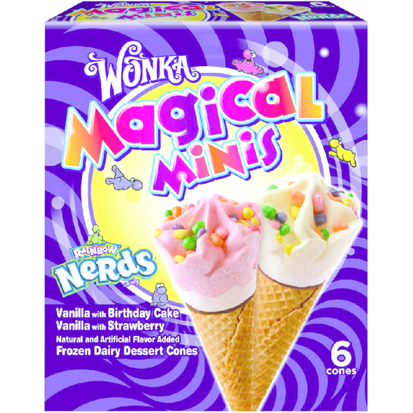 Nestle Vanilla and Birthday Cake Swirl with Rainbow Nerds Nestlé