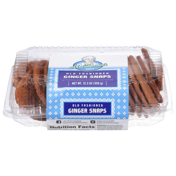 Mrs. Dunster's Old Fashioned Ginger Snaps, 350 g Same-Day Delivery