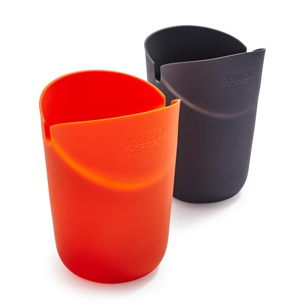 Joseph Joseph Orange & Grey M-Cuisine Microwave Popcorn Popper Maker