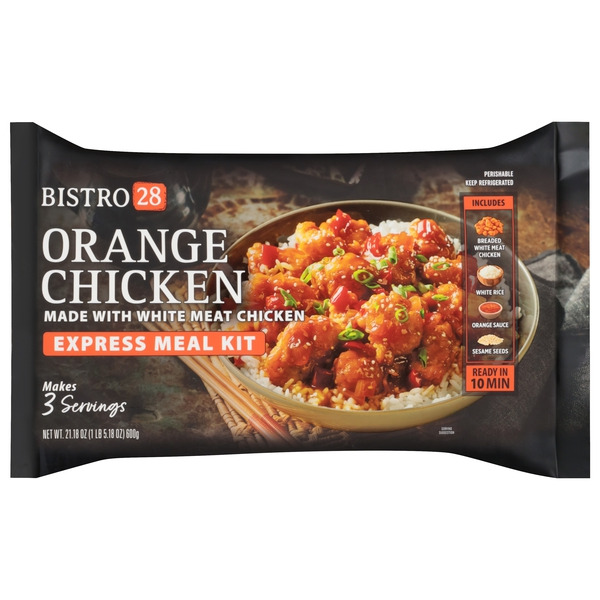 Bistro 28 Orange Chicken Express Meal Kit Same-Day Delivery or
