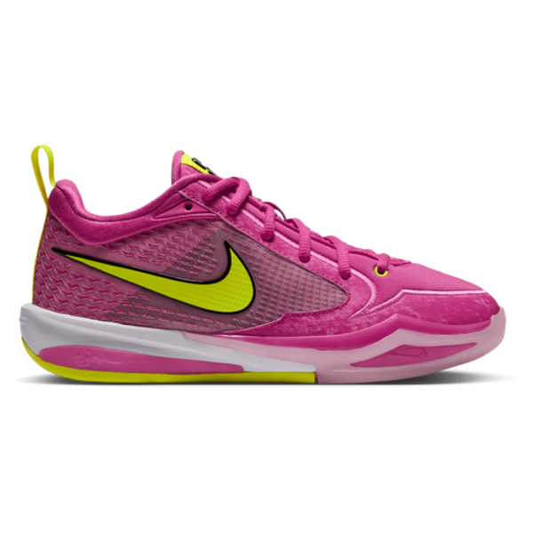 Nike Girls' Sabrina Ionescu Sabrina 4 Shoes, Size 6 - Pink Rise/Lemon Venom/Desert Pink