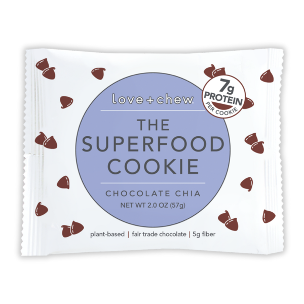 Love + Chew Chocolate Chia Superfood Cookie Same-Day Delivery or