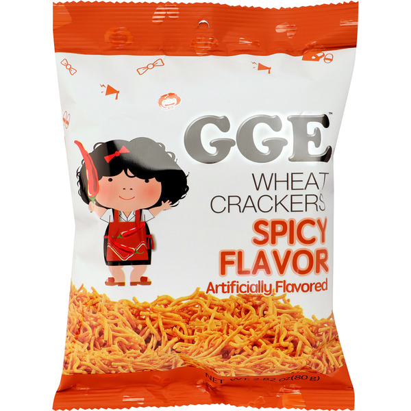 GGE Crackers, Wheat, Hot Spicy