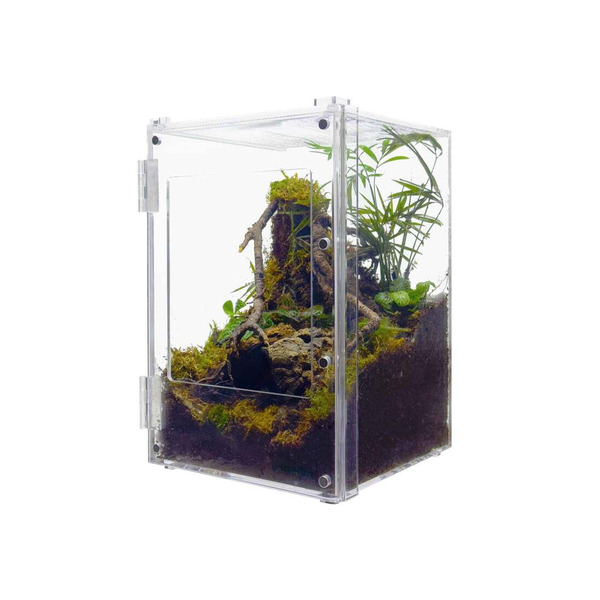 Herpcult Small Acrylic Front-Opening Enclosure, 8 x 8 x 12 in