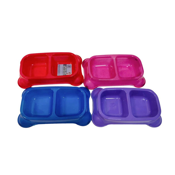 Bright Plastic Divided Pet Bowls Same-Day Delivery | Dollar Tree