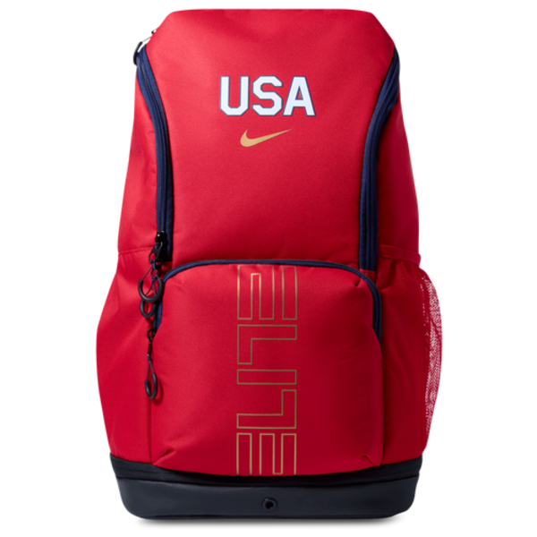 Nike Women's Varsity Elite Backpack, One Size - Black/University Red/Metallic Gold