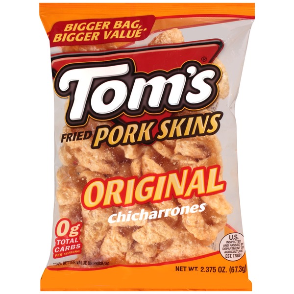 Toms Original Chicharrones Fried Pork Skins from Kroger Instacart