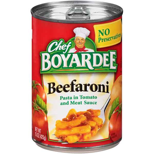 Chef Boyardee - Beefaroni Pasta - 24/15 oz Can