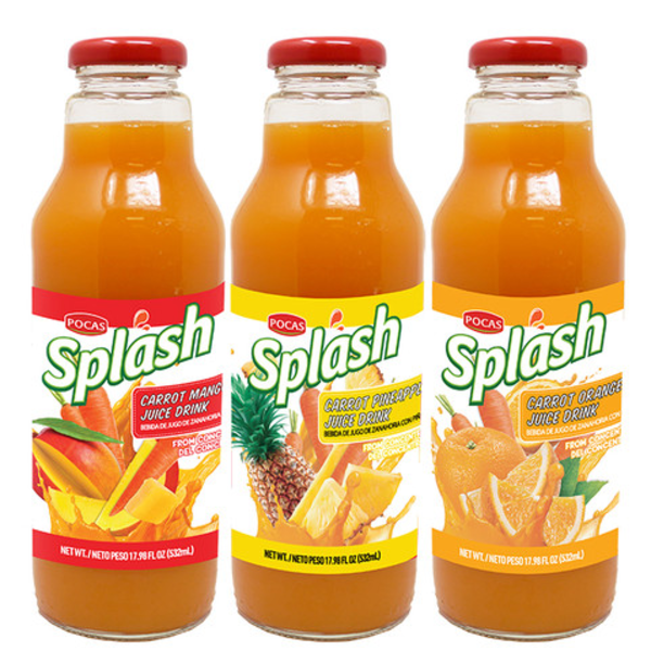 Splash - Carrot Pineapple - 17.98oz/12ct