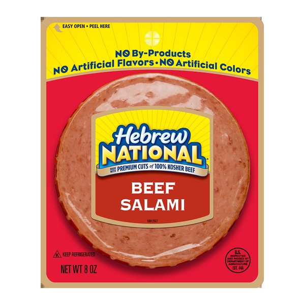 Hebrew National Beef Salami (8 oz) Instacart