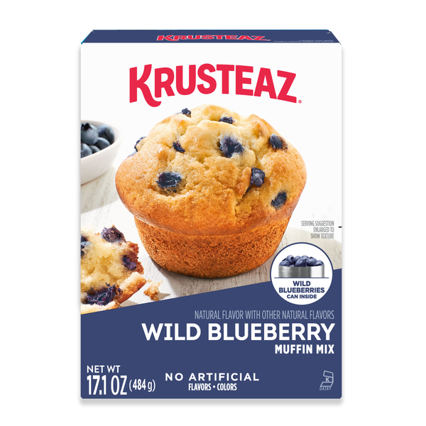 Krusteaz Wild Blueberry Muffin Mix Same-Day Delivery or Pickup