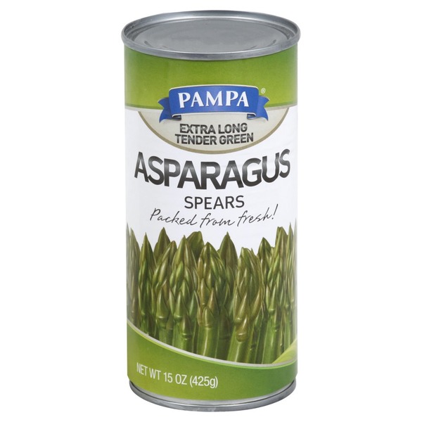 Pampa Asparagus Spears, Tender Green, Extra Long (15 oz) Instacart