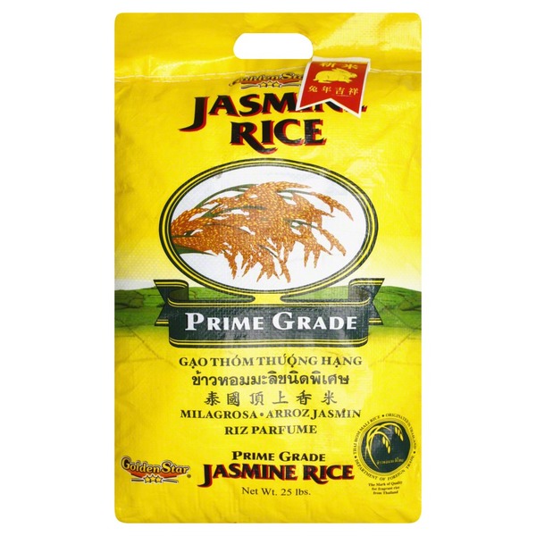 Golden Star Jasmine Rice, Prime Grade (25 lb) Instacart