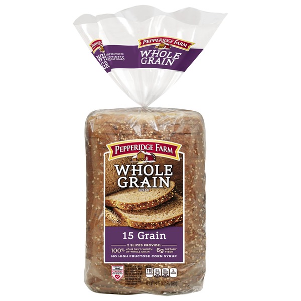 Pepperidge Farm Fresh Bakery Whole Grain 15 Grain Bread from Schnucks