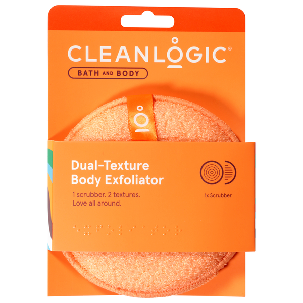 Cleanlogic Body Care Bath and Body Dual-Texture Body Exfoliator