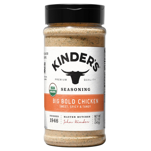 Kinder's Organic Big Bold Chicken Seasoning, 12.1 oz
