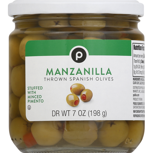 Publix Spanish Olives, Manzanilla, Thrown (7 oz) Instacart