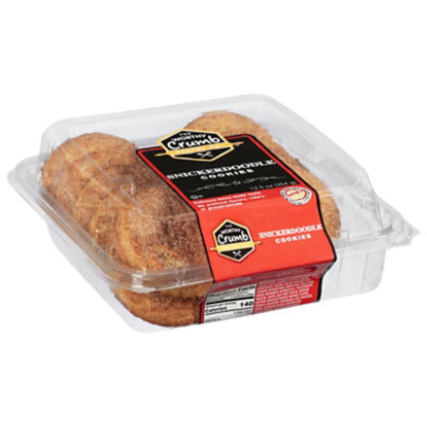 The Worthy Crumb Pastry Co Cookies, Snickerdoodle