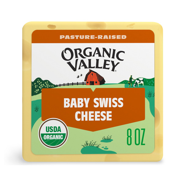 Organic Valley® Organic Baby Swiss Cheese