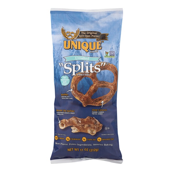 Unique Splits" Pretzel Unsalted (11 oz) Instacart