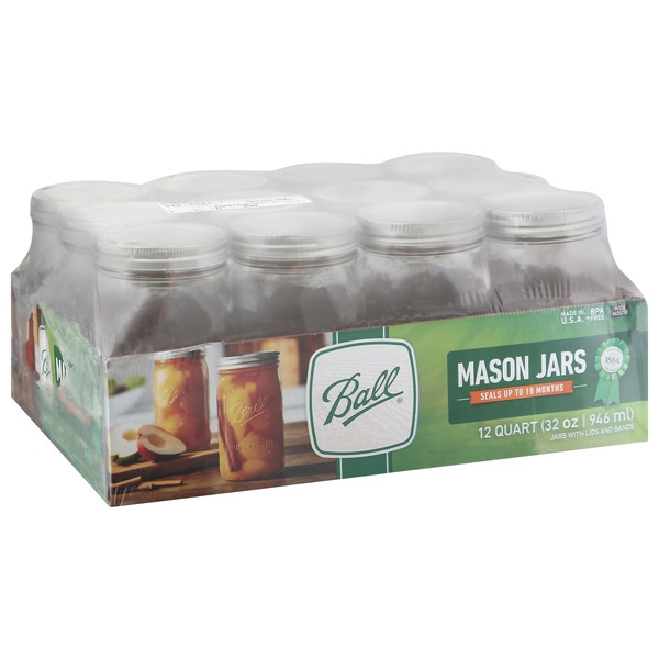 Ball Mason Jars, Wide Mouth, 12 Quart Same-Day Delivery or Pickup