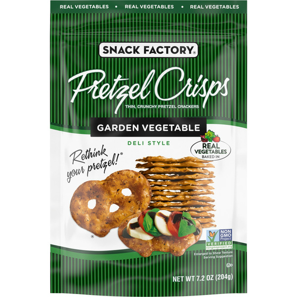 Snack Factory Garden Vegetable Pretzel Crisps Same-Day Delivery or