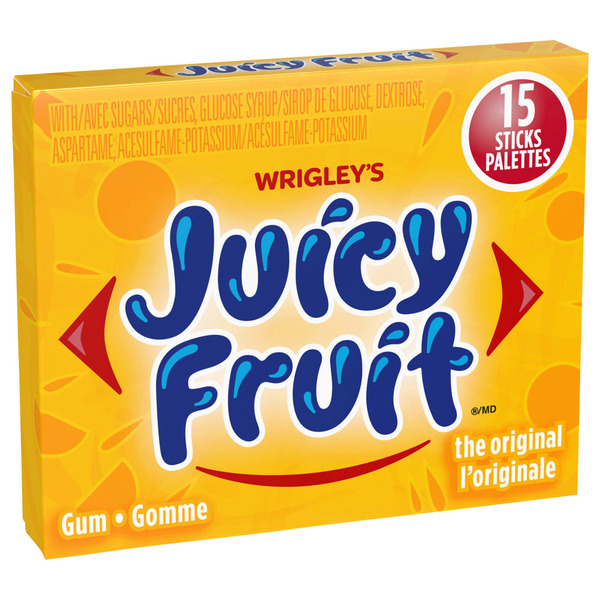 Wrigley Original Slimpak Juicy Fruit Stix