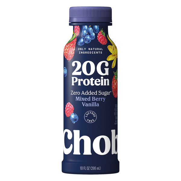 Chobani 20g Protein Mixed Berry Vanilla Greek Yogurt Drink