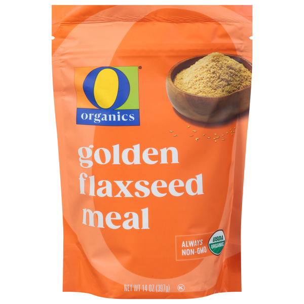 O Organics Flax Meal, Golden, Organic