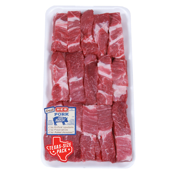 H-E-B Boneless Boston Butt Country-Style Pork Ribs Same-Day Delivery ...