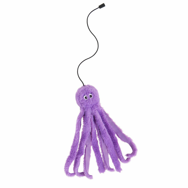 Whisker City Octopus Teaser Attachment Cat Toy - Purple