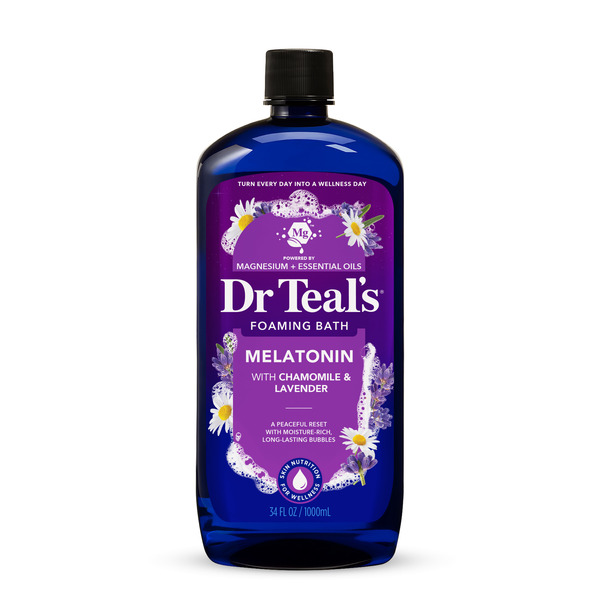 Dr Teal's Foaming Bath with Melatonin, Lavender & Chamomile Same