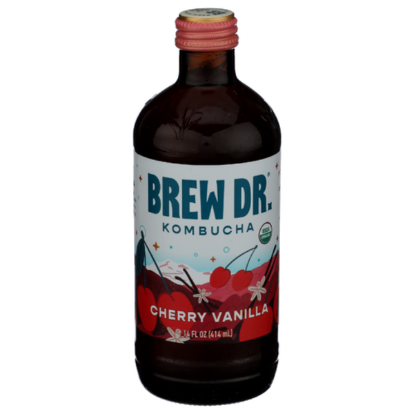 Brew Dr. Kombucha Organic Cherry Vanilla Kombucha