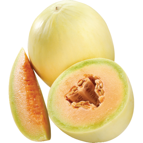Orange Honeydew Melon