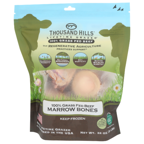 Thousand Hills Lifetime Grazed 100% Grass Fed Beef Marrow Bones
