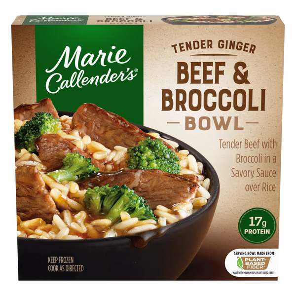 Marie Callender's Tender Ginger Beef and Broccoli Bowl