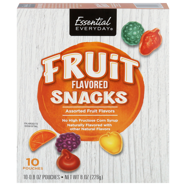 Essential Everyday Assorted Fruit Flavored Snacks Same-Day
