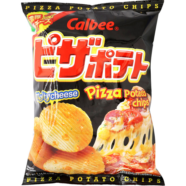 Calbee Potato Chips, Pizza, Melty Cheese
