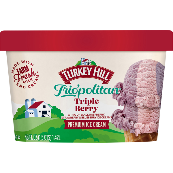 Turkey Hill Ice Cream, Triple Berry Same-Day Delivery or Pickup
