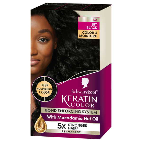 Schwarzkopf Intense Caring Color Jet Black Permanent Hair Color